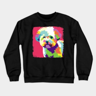 Bichon Frisé Pop Art - Dog Lover Gifts Crewneck Sweatshirt